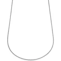 Lucleon Essentials | 2 mm Zilverkleurige Ketting met Gebogen Venetiaanse Schakels