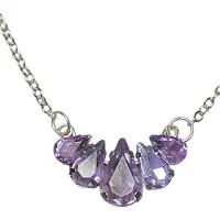 Fashion Jewelry royal druppel paars halsketting.