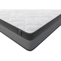 Vente-unique Set 140 x 190 cm bedbodem met opbergruimte lichte houtlook + matras met pocketveren en traagschuim dikte 24 cm - ILLUSION van YSMÉE