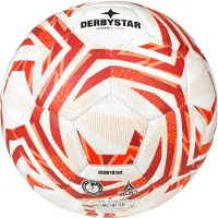 Derbystar Voetbal Junior S-Light Wit Rood maat 4