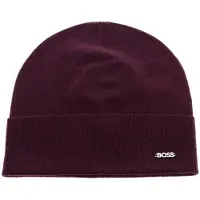 BOSS Beanie van een mix van scheerwol en kasjmier, model 'LARI'