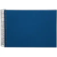 Goldbuch - Spiraalalbum Bella Vista - 24x17 cm - Blauw met witte pagina’s