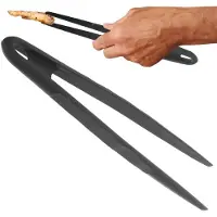 Orion Blackline - Keukentang - Serveertang - Hittebestendig PBT - Antiaanbak Veilig - Zwart - 29 cm