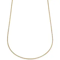 Lucleon Essentials | 2 mm Goudkleurige Ketting met Gebogen Venetiaanse Schakels