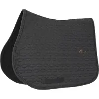 Kentucky Horsewear Horsewear - Zadeldek Basic - Grijs - Dressuur - Maat Full