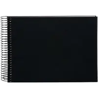 Goldbuch - Spiraalalbum Bella Vista - 24x17 cm - Zwart met witte pagina’s