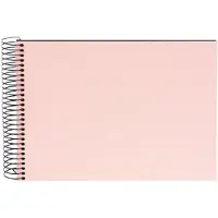 Goldbuch - Spiraalalbum Bella Vista - 24x17 cm - Roze met zwarte pagina’s