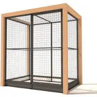 Glorenza Valentijn - Kattenren - Aluminium - Antraciet - 193x135x202 cm