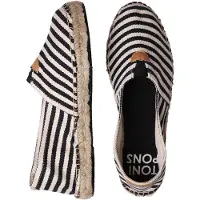Toni pons Espadrilles 'Blanes' zwart / natuurwit