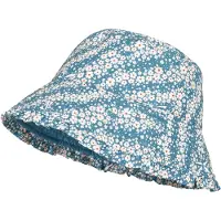 Playshoes Uv-beschermende Zonnehoed Bloem Petrol | Maat: 55 cm