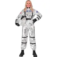 Widmann Astronauten kostuum zilver Jesse dames