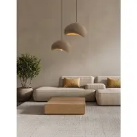 Lyora Natuurlijke hanglamp Aere bruin 50cm
