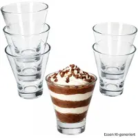 MamboCat 6-delige set YPSI dessertglazen klein van glas - 11352