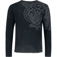 Black premium by emp Shirt met lange mouwen - Celtic Snake - S tot M - voor Mannen - zwart - Maat S