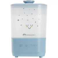 Bebeconfort luchtbevochtiger voor baby's, met nachtlampje in 7 kleuren, ultrasone technologie (tot 48 uur), inclusief reinigingsborstel, blauw