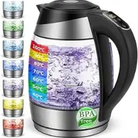 Core Waterkoker glas - Waterkoker - Zwart- 22cm x 19cm x 25xm
