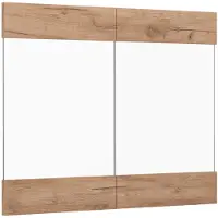 Vicco R-Line Keukenfront – 79.2 x 59 cm meubelfront voor de glazen hangkast Krachtige eik goud
