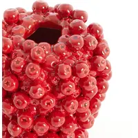 Light & Living Light&living Vaas deco Ø20x22,5 cm BERRIES keramiek rood
