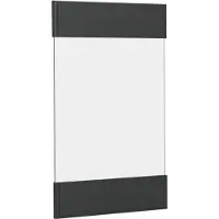 Vicco R-Line Keukenfront – 39.6 x 59 cm meubelfront voor de glazen hangkast Antraciet landhuis