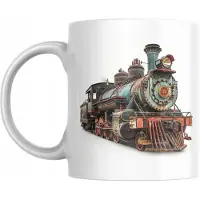 Vintage Trein Mok - Uniek cadeau voor treinfans