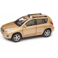 Welly Toyota RAV4 Modelauto Schaal 1:34 - Goudkleurig