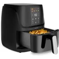 Aura Airfryer XXL - Mini-oven - Heteluchtfriteuse - 3L - 8 Programma's - Zwart - ‎33cm x 31cm x 25cm