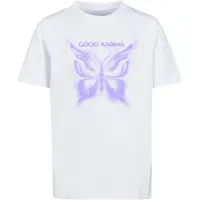 Mister tee Good Karma Butterfly T-shirt Met Korte Mouwen