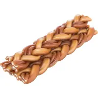 Trixie 12 kauwvlechten - met bullepees en kip - snack voor de hond -