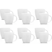 Lubiana Victoria Mokken 300ml - Set van 12 - Wit Porselein