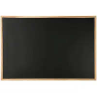 123inkt krijtbord met houten frame magnetisch (60 x 90 cm)