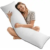 Zavelo Zwangerschapskussen XXL – Voedingskussen – Lichaamskussen – Zijslaapkussen – Body Pillow voor Zijslapers en Zwangere Vrouwen – Met Wasbare Hoes