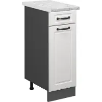 Vicco R-Line Keukenonderkast – 30 cm WB Marmer Wit Landhuis