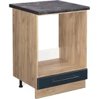 Vicco Fame-Line Keukenkasten – 60 cm, WB Antraciet Donkerblauw hoogglans