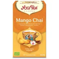 Yogi tea 3x Biologische Thee Mango Chai 17 Stuks