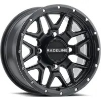 Raceline A94B Krank 15x7in / 4x156 BP / 10mm Offset / 132.5mm Bore - Satin Black Wheel