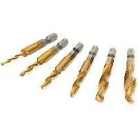 HBM 6 Delige HSS Zelftappende Borenset M3 tot M10