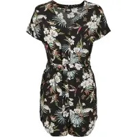Urban Classics Jumpsuit gemengde kleuren / zwart