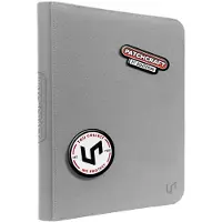 Ultra pro - Patchcraft Zippered 9-Pocket Pro-Binder Gray