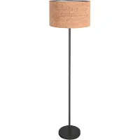 Mexlite Vloerlamp Noor met kurk kap Ø30cm