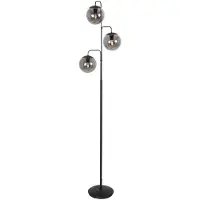 Steinhauer Vloerlamp Bollique zwart