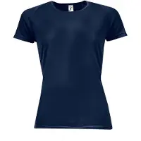 Sols Dames/dames Sportief T-Shirt met korte mouwen (Franse marine)