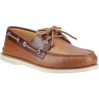 Sperry Authentic Gold Cup Leren Heren Bootschoenen In Tan/Bruin