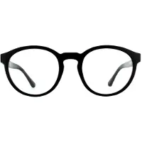 Emporio Armani zonnebril EA4152 58011W MATTE BLACK Clear met Sun Clip-ons