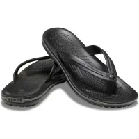 Crocs Teenslippers grijs / zwart