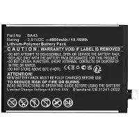123accu VIVO BA43 accu (3.91 V, 4900 mAh, huismerk)