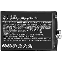 123accu Redmi BM69 accu (3.85 V, 6400 mAh, huismerk)
