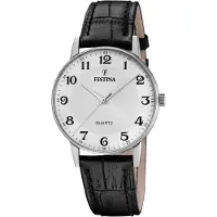 Festina Kwartshorloge Horloge, herenhorloge, leren band, analoog