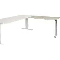 Schaffenburg Linesto Plus Bureau-uitbreiding Rechthoekig Eiken T-Voet 1.200 (B) x 600 (D) x 655 (H) mm Melamine