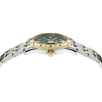 Versace Horloge - - VE7C00623 - Bicolor roestvrij staal zwart/goud - Zwarte Medusa 3D wijzerplaat - Saffierglas 43 mm
