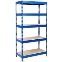 Mammut Stellingkast Staal Blauw 5 legborden 1200 x 600 x 1800 mm